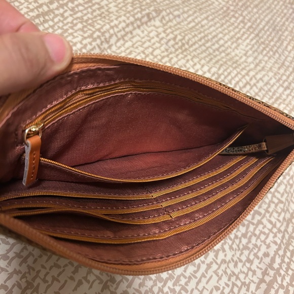 HOBO Leopard Print Clutch Wallet wristlet - Picture 7 of 7